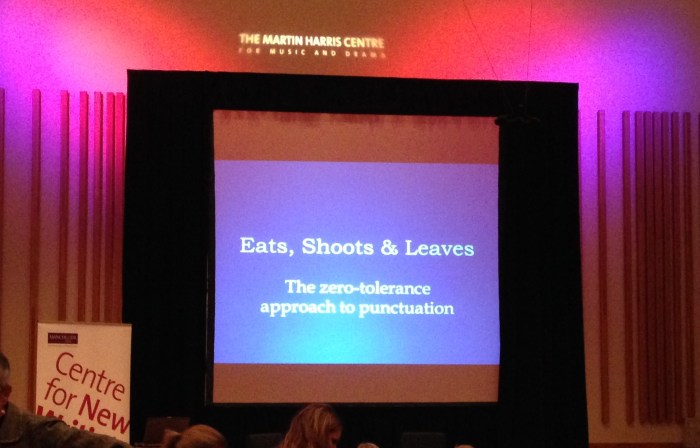 Eats, shoots and leaves